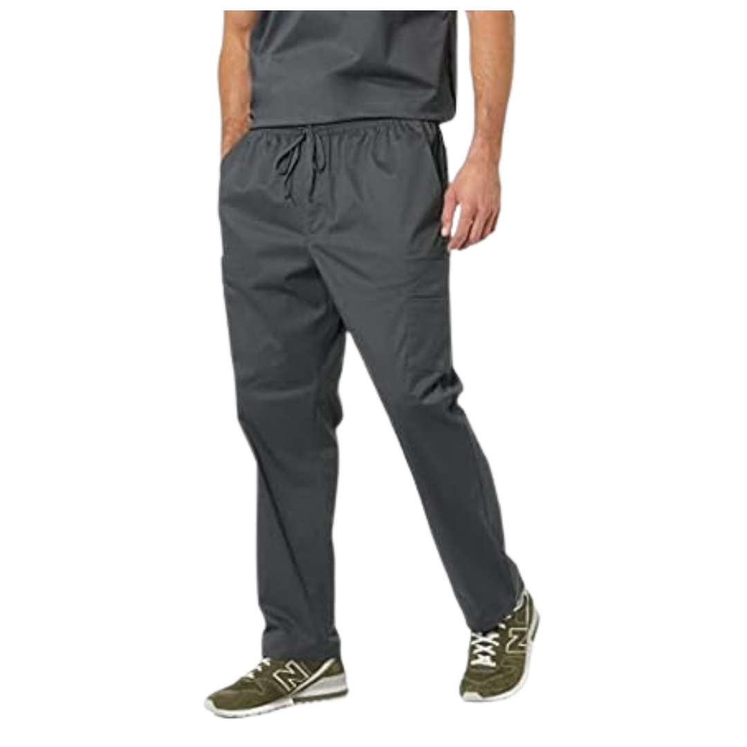 Amazon Essentials Men's Elastic Waistband Straight Leg Scrub Pant