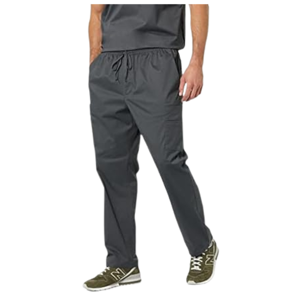 Amazon Essentials Men's Elastic Waistband Straight Leg Scrub Pant