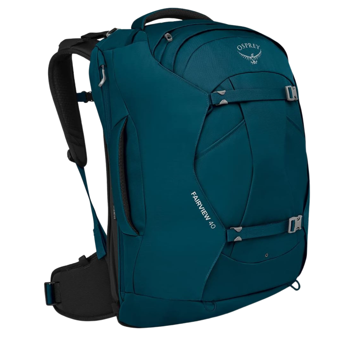 40L Osprey Fairview Women's Travel Backpack (Night Jungle Blue)
