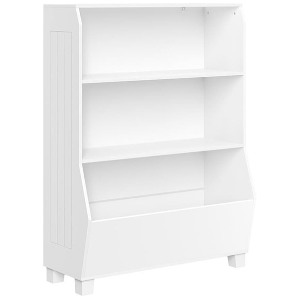 RiverRidge Kids 34in Playroom Bookshelf With Veggie Bin Organizer
