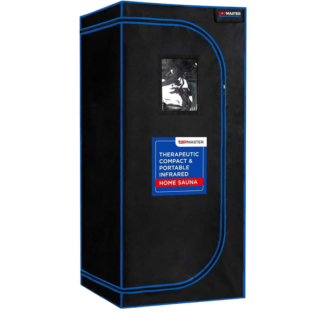 TopMaster Foldable Sauna Full Size Infrared W/ 1300W Power