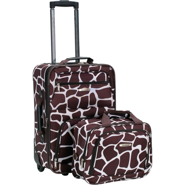 2-Piece (14/19) Rockland Fashion Softside Upright Luggage Set