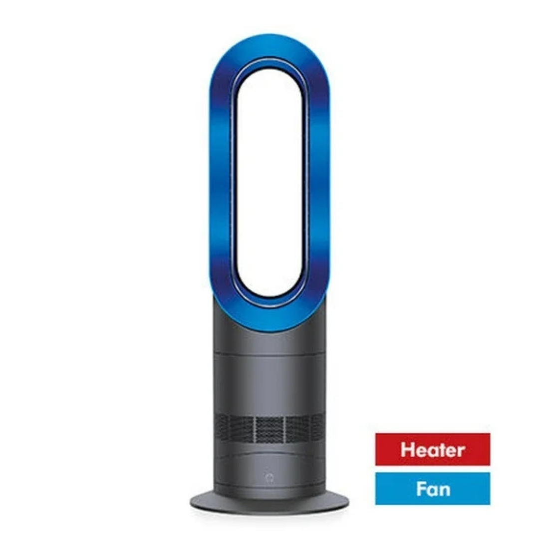 Dyson AM09 Hot+Cool Jet Focus Fan Heater (Iron/Blue) [Refurbished]
