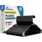 80-Pieces Lifemaster Plastic Clothes Hanger Set