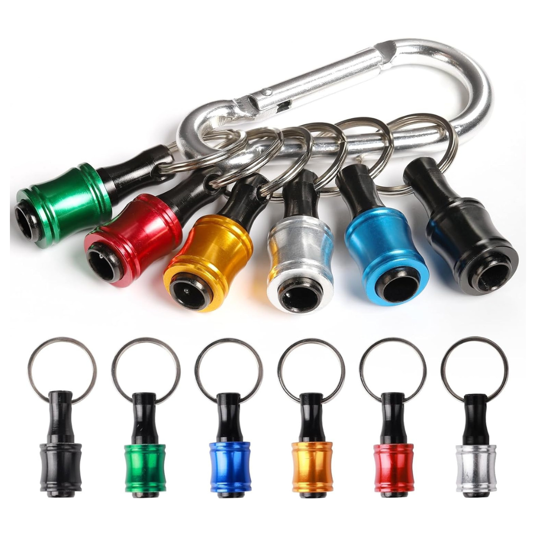 6-Piece Quick-Change Drill Attachment Bit Holder
