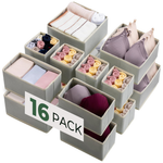 16-Pack Kootek Fabric Foldable Closet Organizers