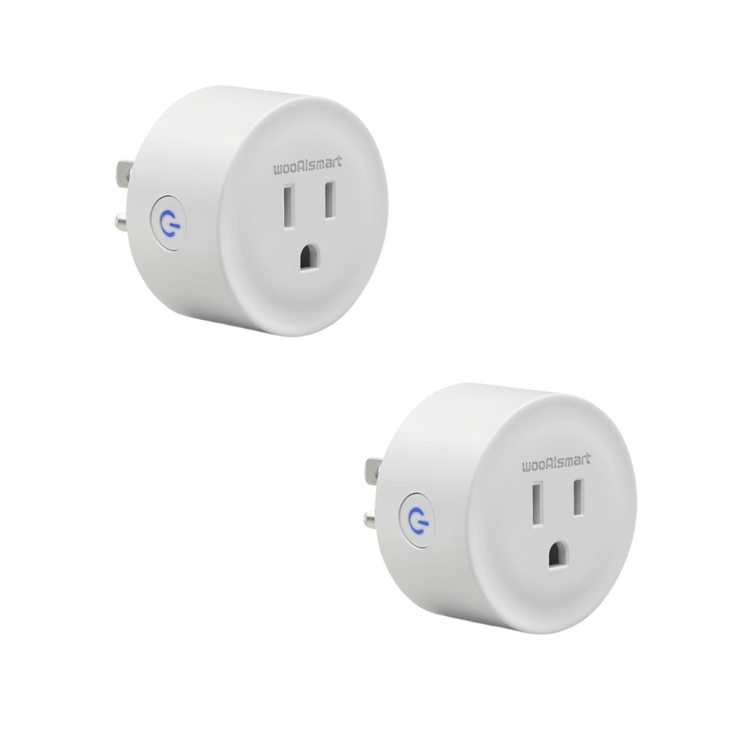 2-Pack WiFi Plug Smart Outlet With Timer