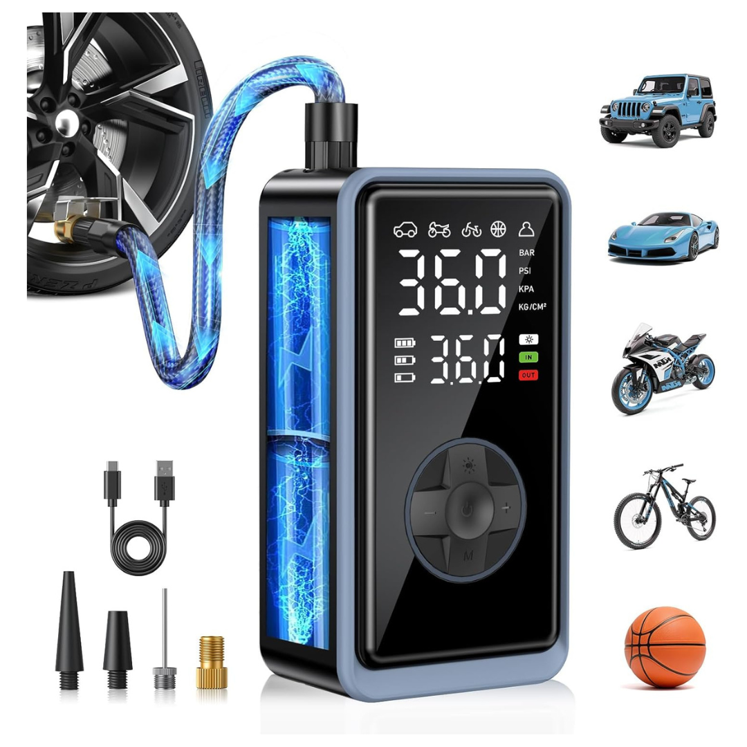 Tire Inflator Portable Air Compressor