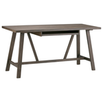 60" Dylan Solid Wood Industrial Writing Desk