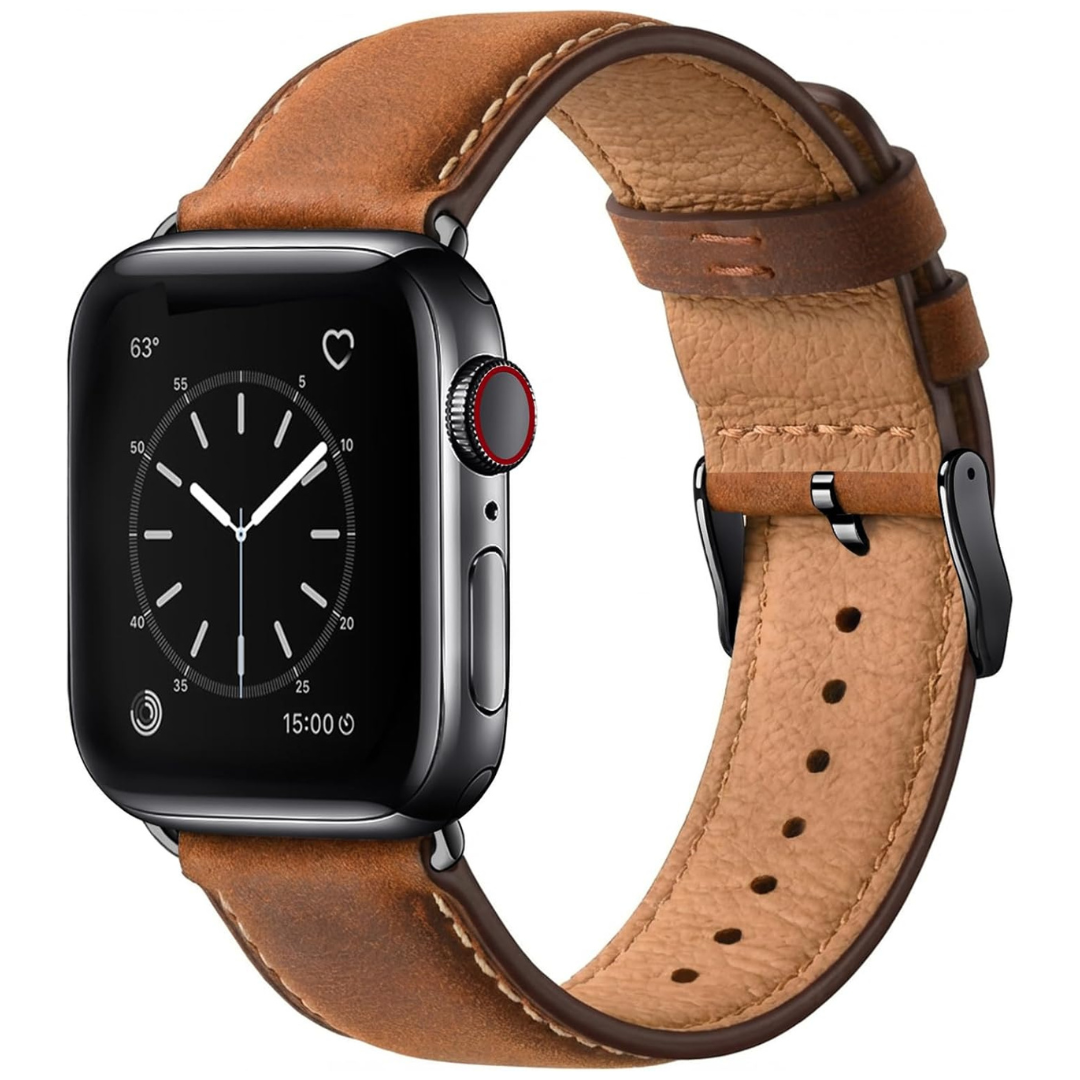 Genuine Leather Bands Compatible With Apple Watch