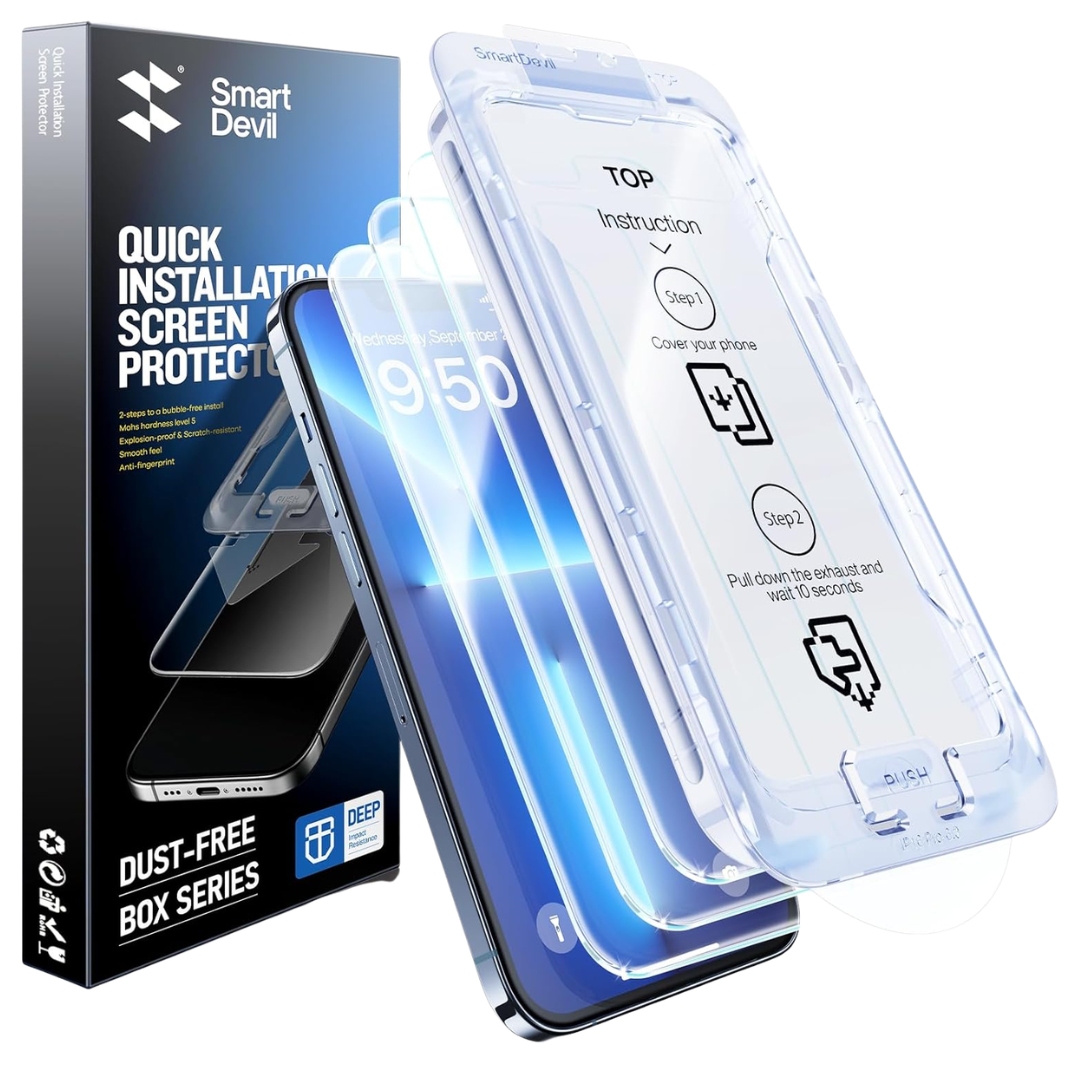 3-Pack Smartdevil 12 Pro/iPhone 12 Screen Protector