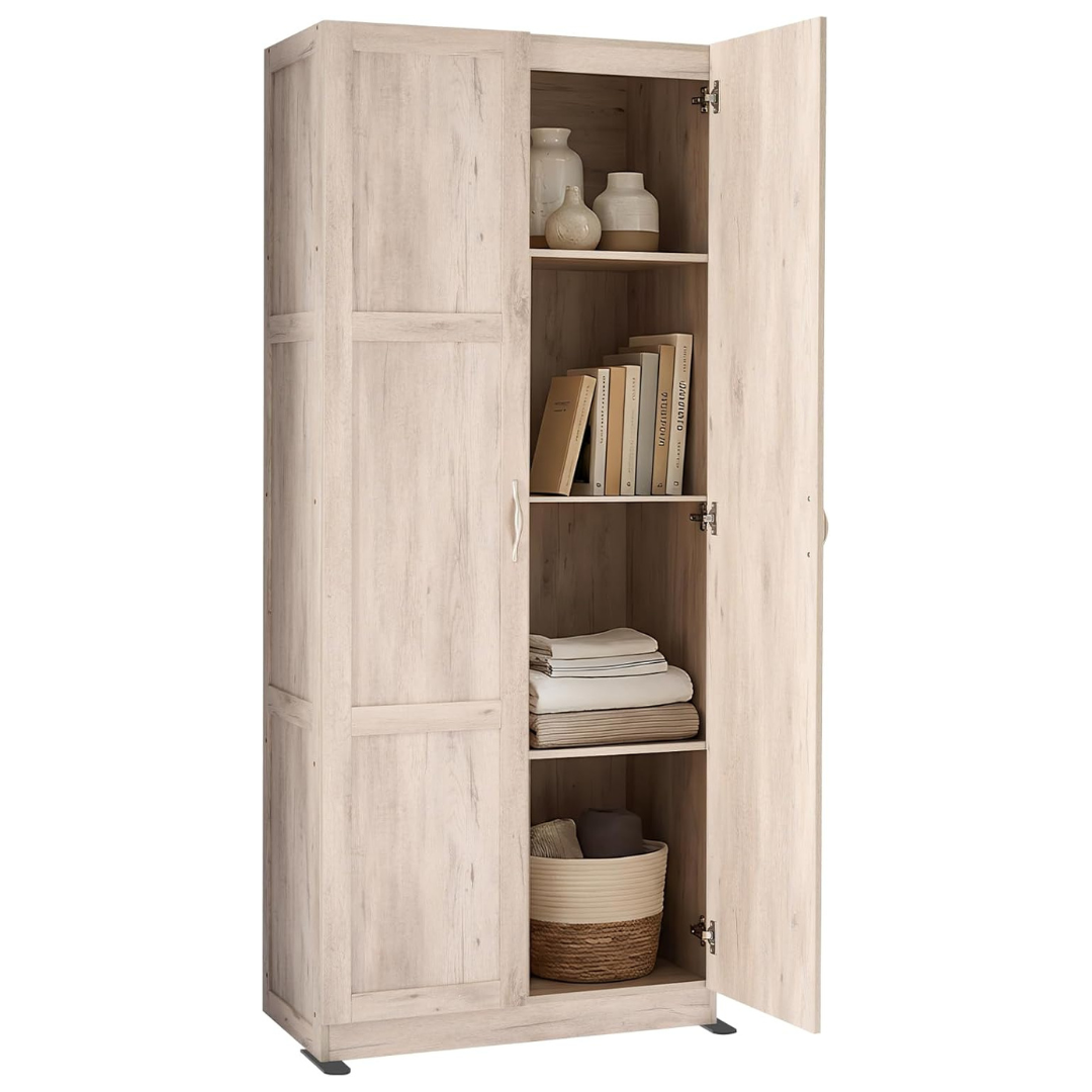 DUMOS Large Capacity Organizer Storage Cabinet (2 Colors)