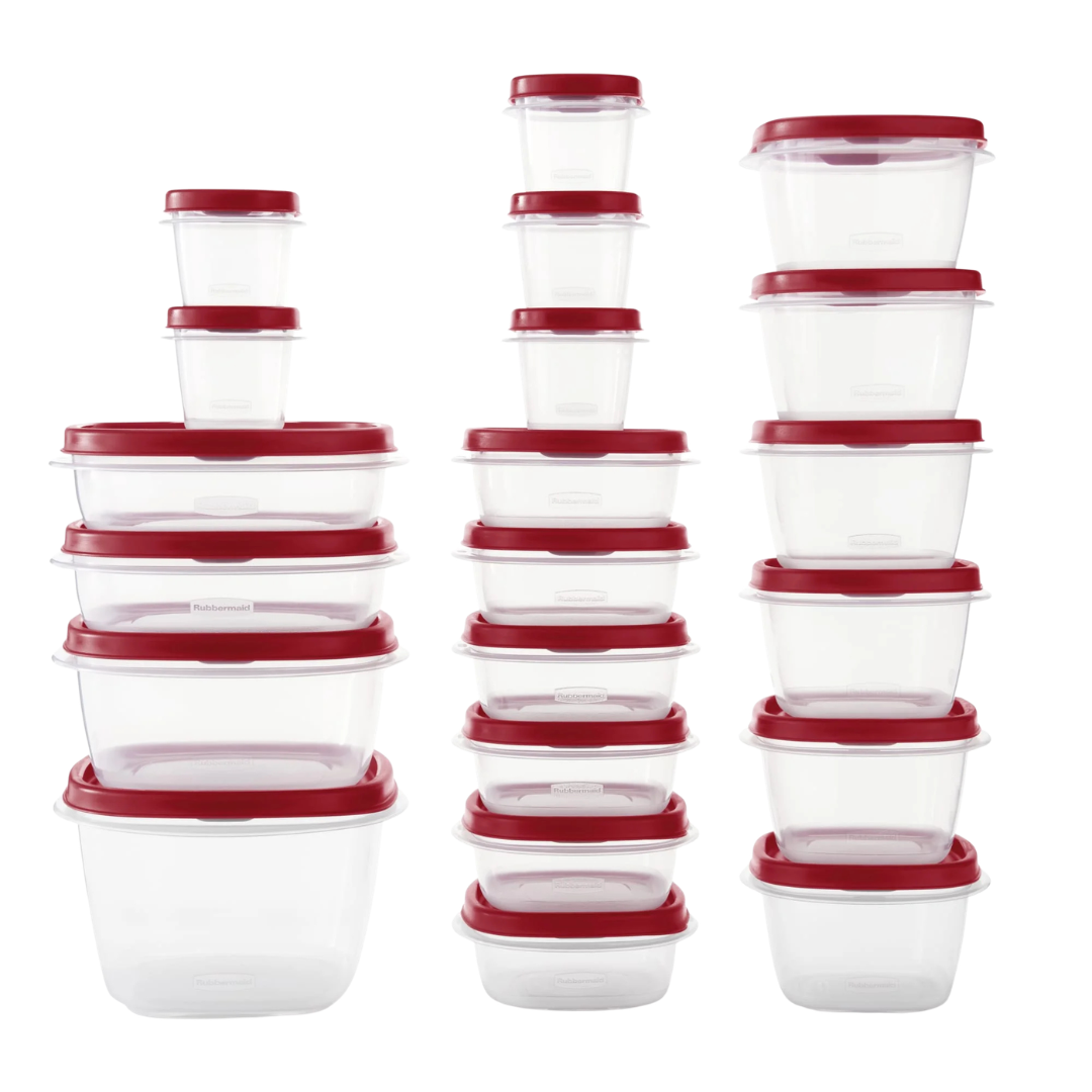 42-Piece Rubbermaid Easy Find Vented Lids Food Storage Container