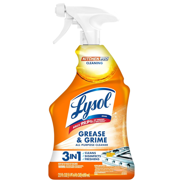 22-Oz Lysol Pro All Purpose Kitchen Spray Cleaner & Degreaser