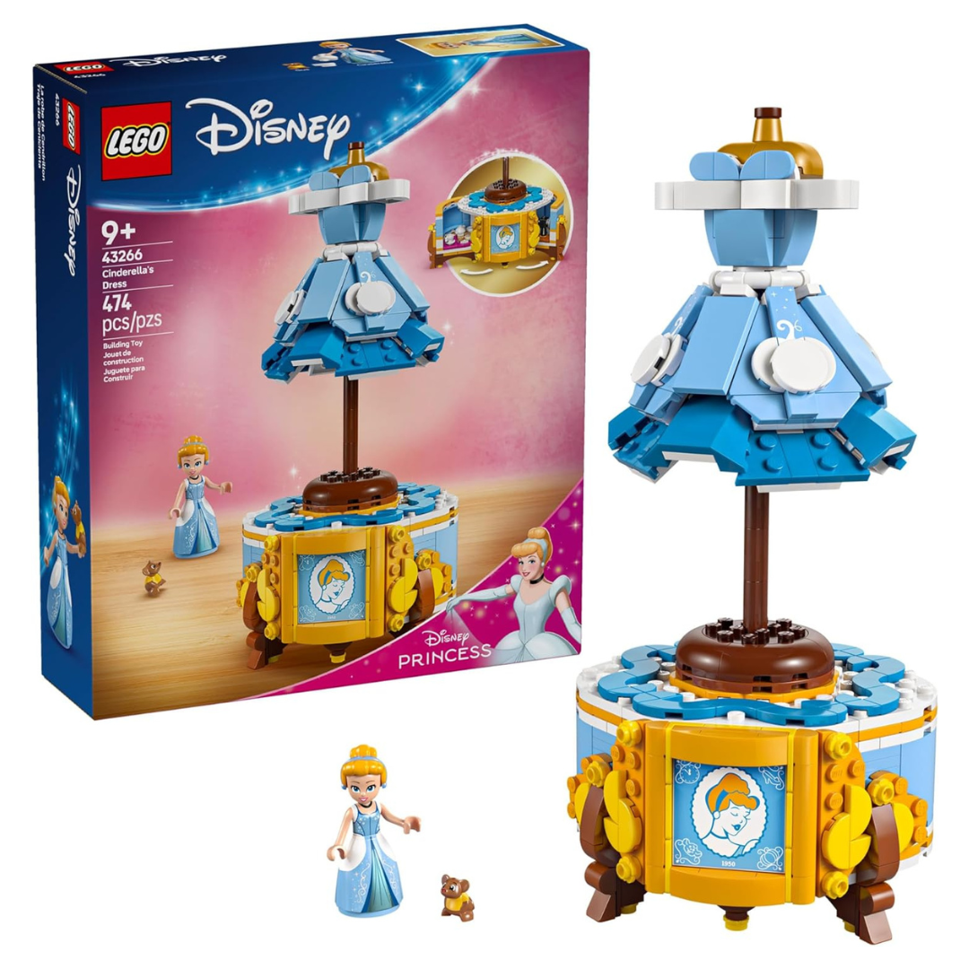 474-Pieces LEGO Disney Princess Cinderellas Dress With Minidoll Character