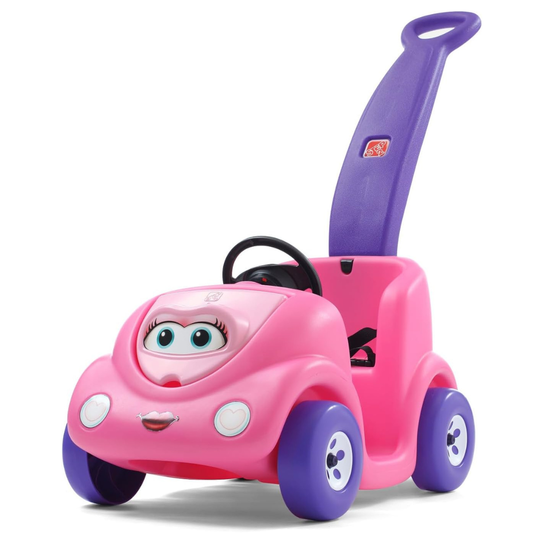 Step2 Push Around Buggy Kids Push Car Ride On Toy W/ Seat Belt