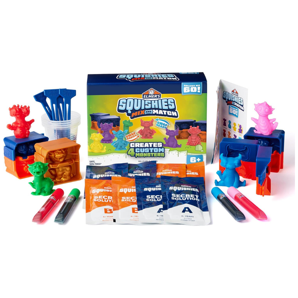 24-Piece Elmer's Squishies Mix & Match DIY Kit