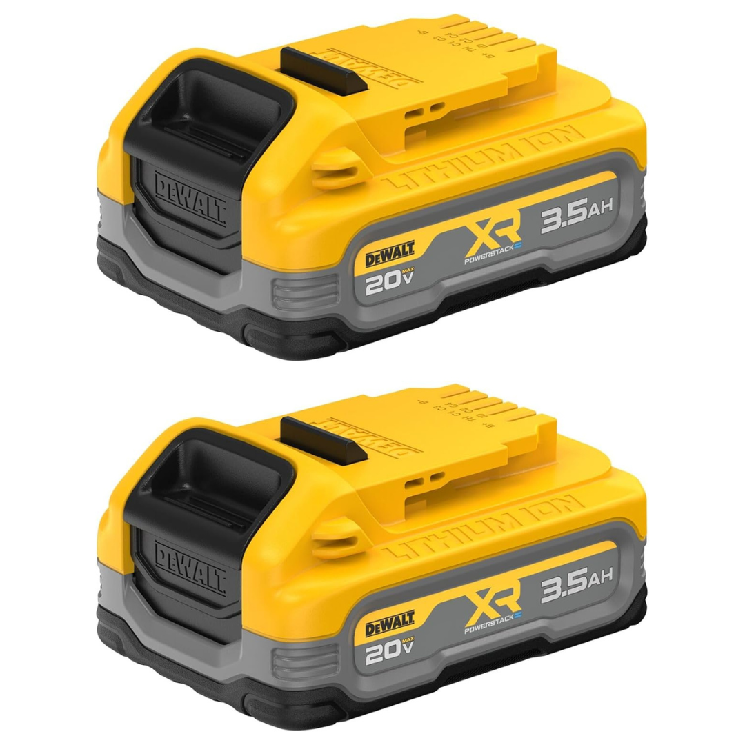 2-Pack DEWALT 20v Max Xr Powerstack 3.5Ah Battery Kit (DCBP320-2)