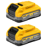 2-Pack DEWALT 20v Max Xr Powerstack 3.5Ah Battery Kit (DCBP320-2)