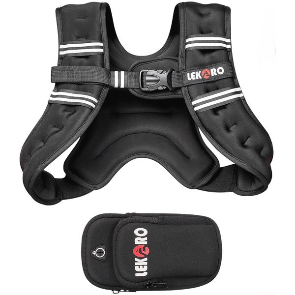 6lbs Weighted Workouts Vest With Adjustable Buckles For Women