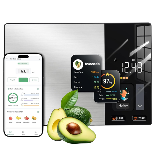 Kuaivo Smart Nutrition Food Scale With TFT Display & App
