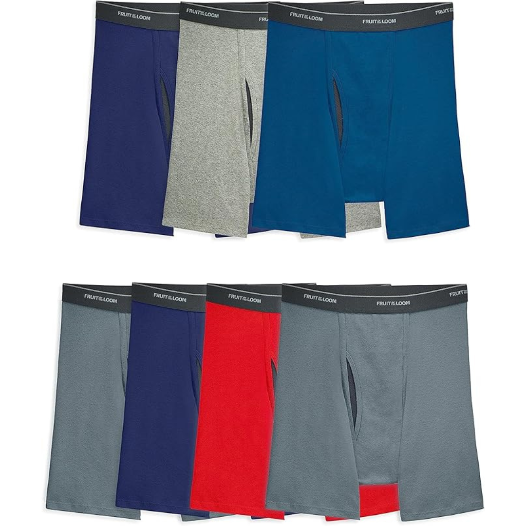 7-Pack Fruit Of The Loom Men's Coolzone Boxer Briefs