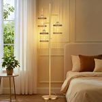 68" Stepless Dimmable Tree Floor Lamp W/ 3 LED Bulbs