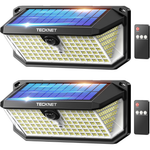 2-Pack 7500LM 546 LED Motion Sensor Outdoor Lights