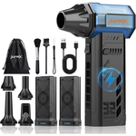 Electric Compressed Air Duster with 2 Replaceable Batteries