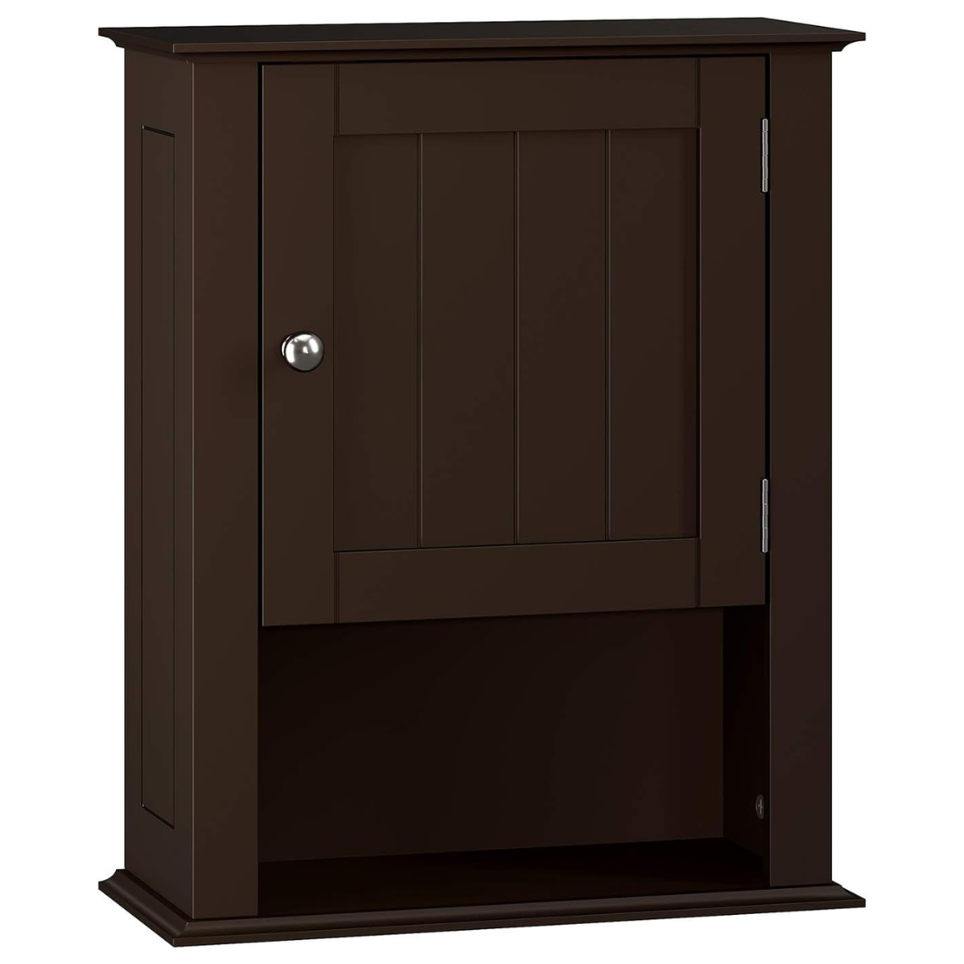RiverRidge Ashland Espresso Bathroom Storage Cabinet