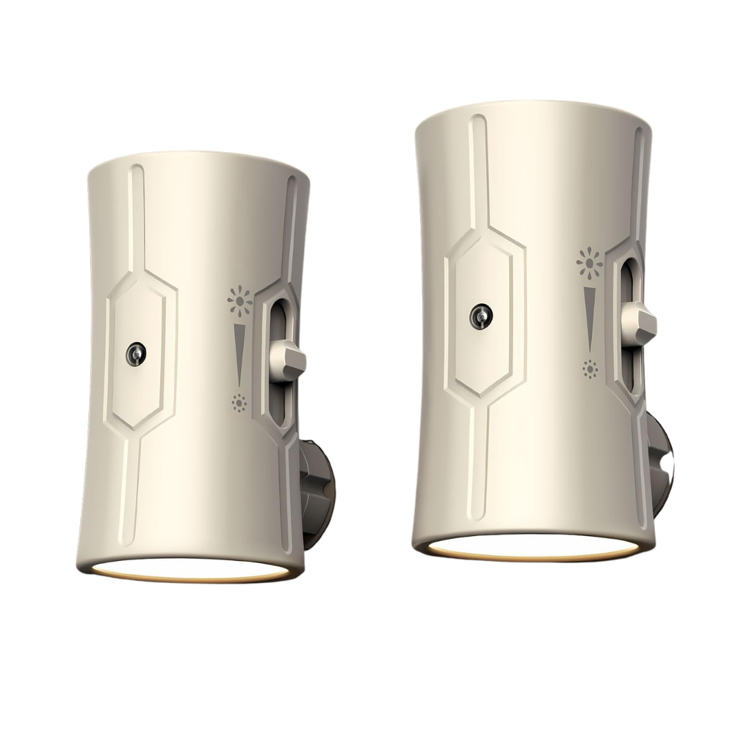 2-Pack 3000K Dimmable Plug-In Sensor LED Night Lights