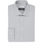 Jos. A. Bank Tailored Fit Spread Collar Tiny Grid Dress Shirt