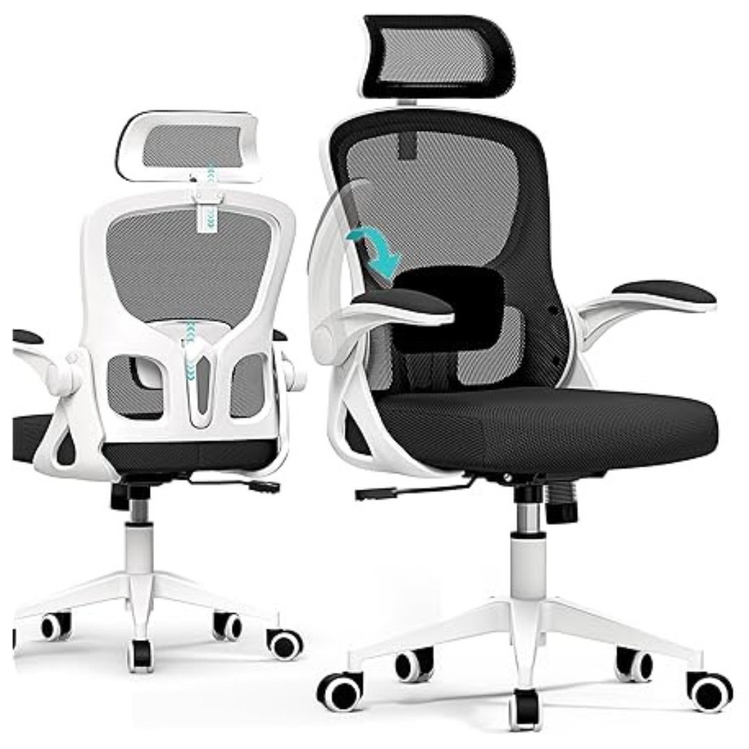 Finati Ergonomic Mesh Office Chair With Adjustable Headrest
