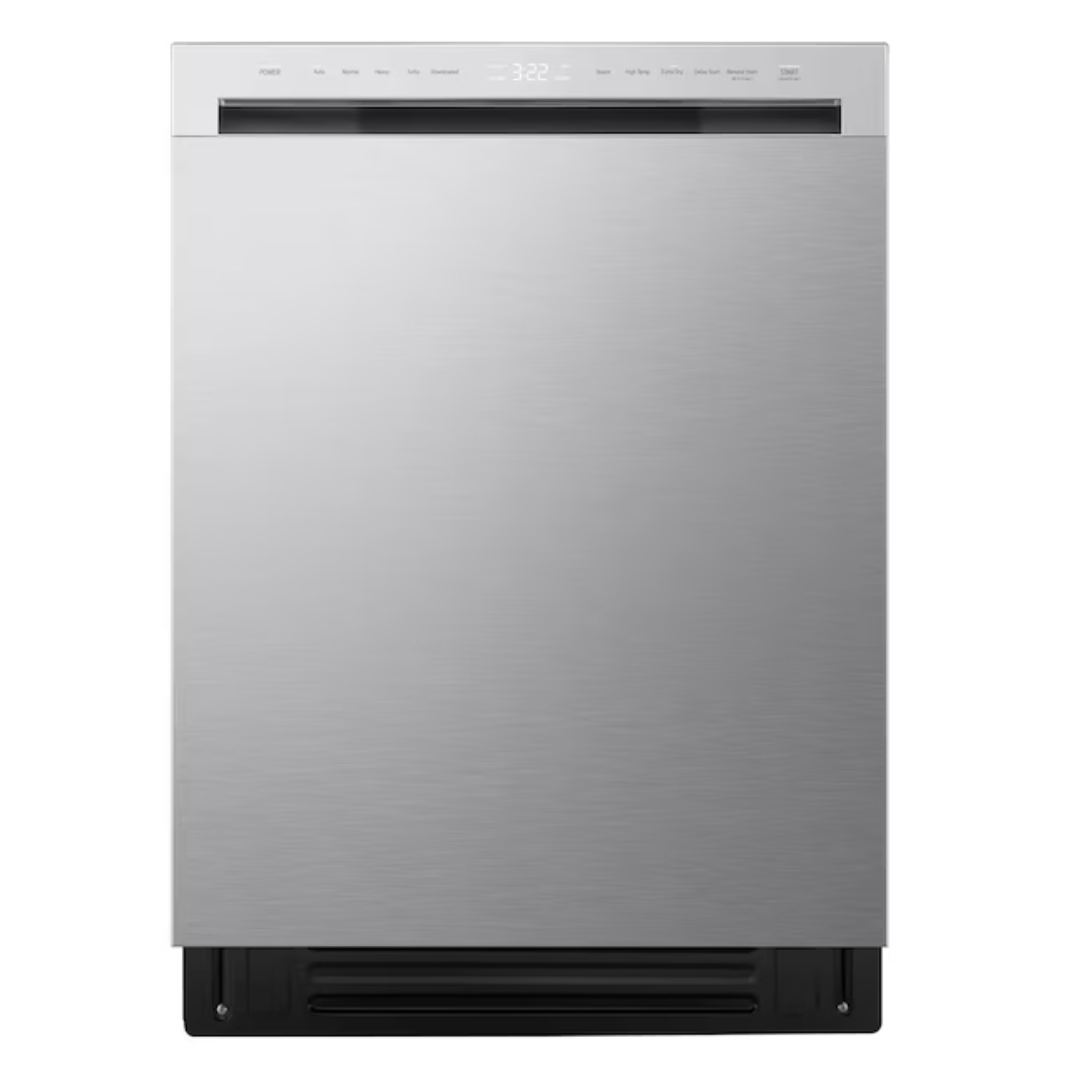 24" LG Front Control Built-in Dishwasher With Third Rack