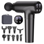Cotsoco 20 Speeds Handheld Muscle Deep Tissue Massage Gun With 9 Heads