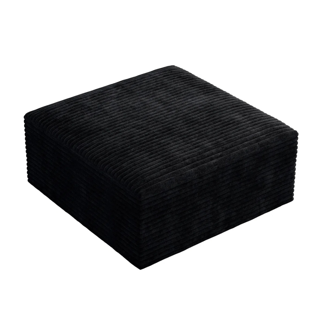35.4" Latitude Run Boneless Corduroy Cloud Ottoman