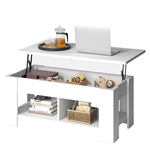Sparta Black Lift Top Extendable Coffee Table With Storage