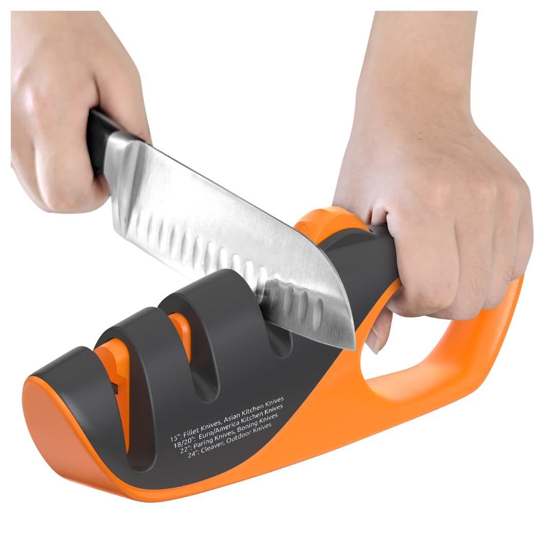 Jeexi Adjustable 3-Stages Knife Sharpener