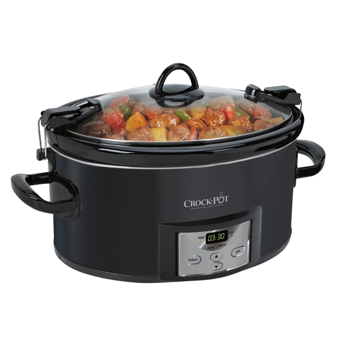 7-qt Crockpot Countdown Cook & Carry Slow Cooker + $10 Kohls Cash