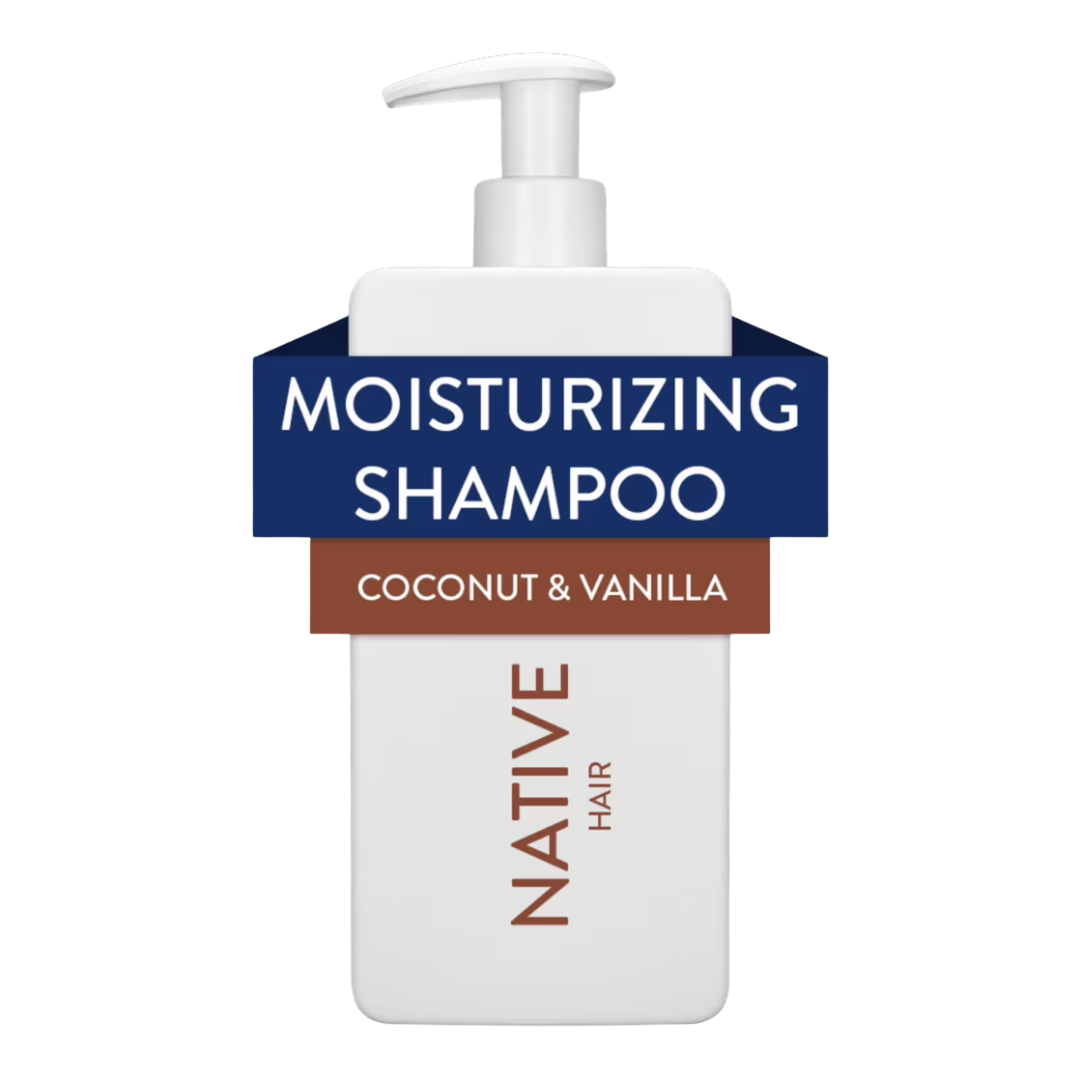 16.5 fl oz Native Coconut & Vanilla Moisturizing Vegan Shampoo + $10 Walmart Cash
