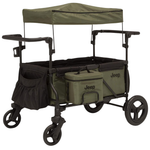 Jeep Deluxe Wrangler Stroller Wagon With Cooler Bag And Organizer