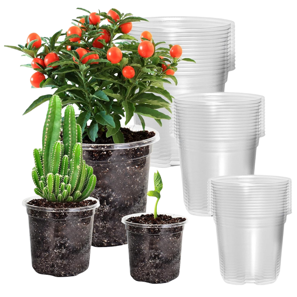 36-Packs 5/4/3.5" Nursery Pots With Drainage Hole