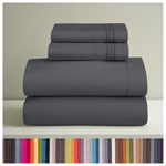 4-Piece Clara Clark Queen Size Microfiber Bed Sheets Set