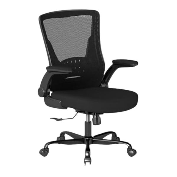Vomena Ergonomic Office Chair With Flip-Up Armrests