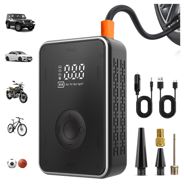 KIVDIT 150 PSI Cordless Tire Inflator Portable Air Compressor