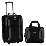 2-Piece Rockland Fashion Softside Luggage Set (2 Colors)