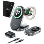 Qi2 3-In-1 Magnetic Wireless Charging Station With 15W Adapter
