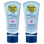 2-Pack Banana Boat Light As Air SPF 50 Facial Sunscreen Lotions (6oz Each)