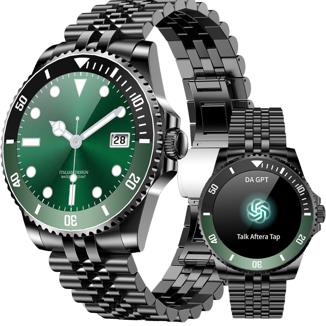 1.19" AMOLED Display DA GPT Smart Watch W/ Bluetooth Calling (2 Colors)