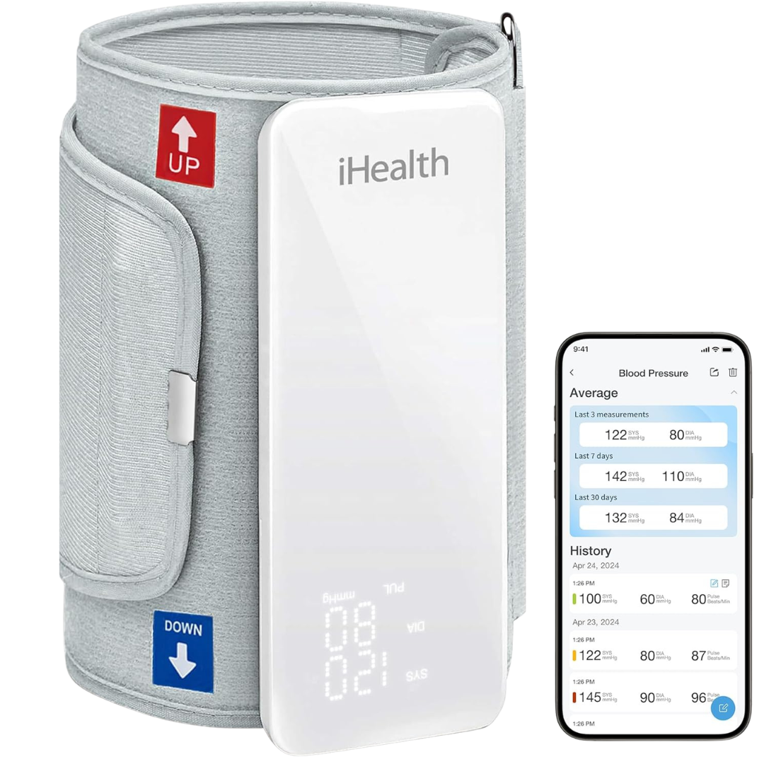 iHealth Neo Bluetooth Upper Arm Cuff Blood Pressure Monitor